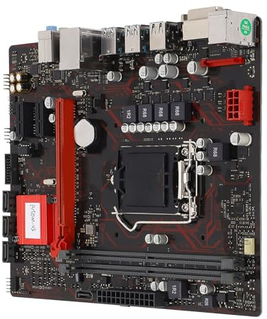 VBESTLIFE M ATX Desktop Motherboard, LGA 1151 CPU Slot DDR4 2133MHz Speicher für Core I7 I5 I3 Celeron 14nm CPU, mit PCI E 3.0 DVI -Schnittstelle