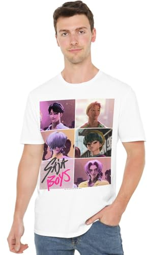 Kpop Demon Hunters Unisex K-pop Demon Hunters - Saja Boys Era Grid Unisex T Shirt T-Shirt