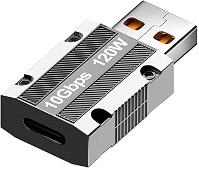 Cenei Type-C To USB Adapter 120W Fast Charging Converter 10Gbps Fast Data Transfer Notebook Charging Conversion Head