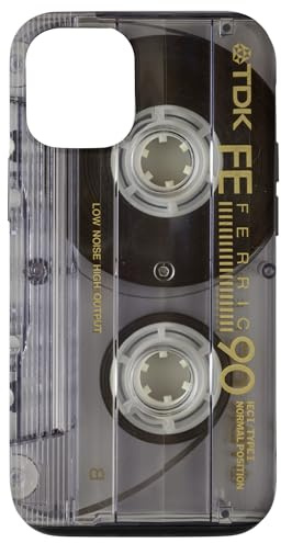 Hülle für iPhone 12/12 Pro Retro Kassette 1980 Audio Vintage Style