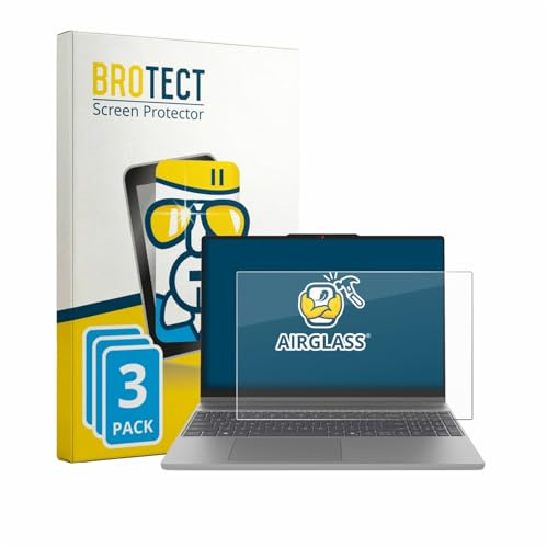 BROTECT 3 Stück Schutzglas für Lenovo IdeaPad 5a 2-in-1 Gen 11 15 Schutzfolie Panzer Folie Glas[Extrem Kratzfest, Anti-Fingerprint, Ultra-]