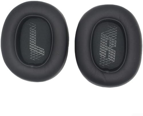 Replacement Ear Pads For Jbl Live 770NC, Protein Leather Headphone Cushions, Soft Breathable Earmuffs Covers(Black)