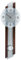AMS Quarz-Pendeluhr, Holz, Mehrfarbig, 73 x 31 x 18 cm