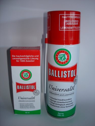 Ballistol 200 ml Spray + 50 ml Flasche Universalöl im Set
