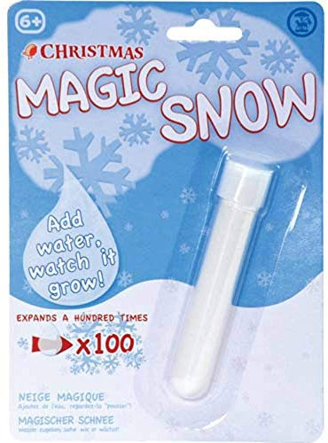 Zauberschnee Magic Snow - 20 Gramm Zauberschneepulver - Ergibt etwa 2 Liter Kunstschnee