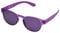 Police Unisex S1945 Exchange 2 Rund Sonnenbrille, SEMI MATT TRANSPARANT VIOLET FRAME / PURPLE MIRROR LENS