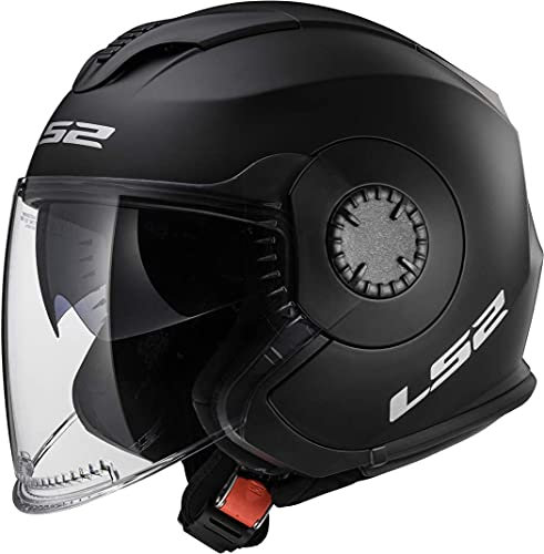 LS2 OF570 Verso Jethelm (Black Matt,XXS (51/52))