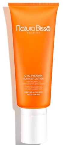 Natura Bissé C+C Vitamin Summer Lotion | Lotion hydratante et apaisante après-soleil pour le visage et le corps avec de l'Aloe Vera et des vitamines C et E | 200 ml