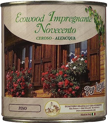 Cera Novecento 9139 Ecowood Impregnante, Mogano, 750 ml