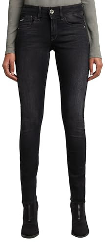 G-STAR Lynn Mid Skinny Jeans, Vaqueros para Mujer, Gris (dusty grey D06746-B472-A799), 29W / 30L