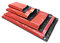 ODL Packaging 50 x Versandtaschen aus Kunststoff, Farbe: Rot
