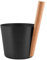 Rento - Cubo de infusión para Sauna - Color: Negro - 5 litros - Altura: 35 cm/Diámetro: 23 cm