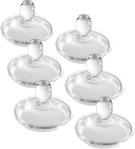 Glencairn Whiskyglas Probierkappe, 6er Set - Nosing-Deckel für Glencairn Glas für Whisky, Likör & Spirituosen
