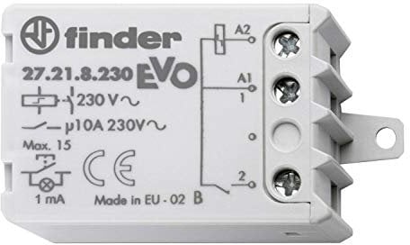 RELE' 230V AD IMPULSI INTERRUTTORE FINDER EVO TYPE 27.21.8.230 CON CONDENSATORE