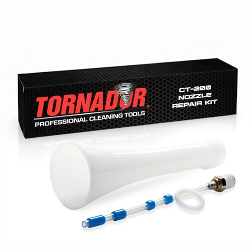 Tornador Classic Z-010 Wartungsset und Z-014 Ausblaswerkzeug Reinigungsset, Gewichtetes Rohr, Kegel, Dichtung, 5 Jahre EU-Spareteilverfügbarkeit, Car-Cleaning-Tools
