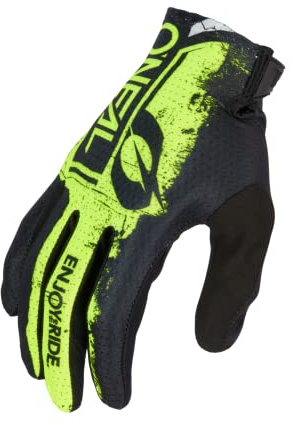 O'Neal | Cycling & Motocross Gloves | MX MTB DH FR | Durable, Flexible Materials, Vented Hand Top | Matrix Glove Shocker V.23 | Adult | Black Neon Yellow | Size XL