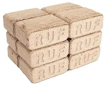 RUF Holzbriketts Briketts Kaminbriketts Holz Hartholz Eiche Buche Heiz Ofenbriketts Smokerbriketts (1x 20 kg)