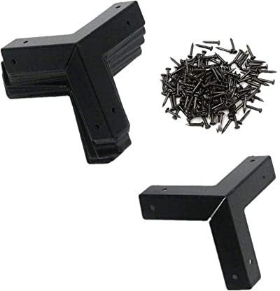 8 Stück Möbel dekorative Ecke Antik Schmuck Geschenk Schutzbox M3O3 Eck-Metallkante Gehäuse Bein Retro Holzfüße