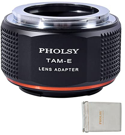 PHOLSY Adaptateur pour objectifs Tamron Adaptall-2 et Appareil Photo Sony E Mount, a1, a9 II, a7S III/II, a7R V/IV/III/II, a7R a7C a7 IV/III/II, a7 a6600 a6500 a6400 a6300 a6100 a6000 a5100 a5000