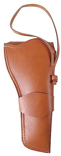 Revolver Holster, PU Leather Handgun Holster Medieval Gun Holster for Most Pistols