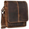 STILORD 'Matt' Ledertasche Männer klein Vintage Umhängetasche Schultertasche Herrentasche für 9,7 Zoll iPads Tablet Herrenhandtasche Messenger Bag Echtes Leder, Farbe:calais - braun