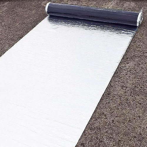 Bitumen-Band,Selbstklebendes Dichtungsband,Dachpappe,Dachreparaturklebeband,Hitzebeständig UV-beständige Schutzfolie,für Dachleckage,Oberflächenriss,Fensterbankspalt (1x10m)