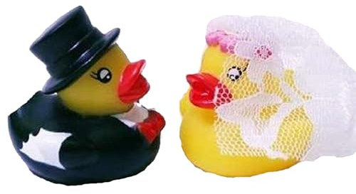 Generisch HAAC Ente Badeente Brautpaar Hochzeitspaar