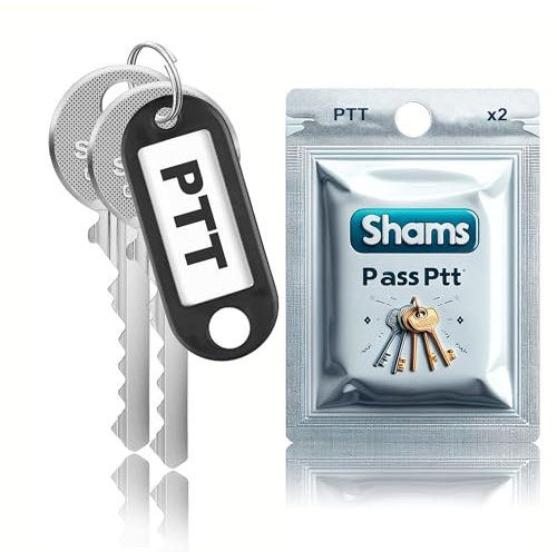 2 CLÉ PASS PTT T10 + F10 | POUR SERRURES DE BOÎTES AUX LETTRES ET PORTES D’IMMEUBLES | CLÉ PASSE PARTOUT UNIVERSELLE | ESSENTIEL POUR LIVREURS ET FACTEURS | MARQUE 100% FRANÇAISE