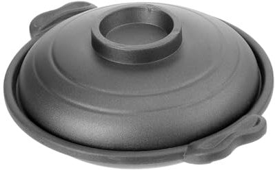 MAGICLULU 1pc Claypot Kitchen Gadget Aluminium Alloy Pot Baking Dish with Lid Stoneware Bean Pot Ceramic Bean Pot French Onion Soup Bowls Metal Multifunction Cooking Utensils Aluminum Alloy