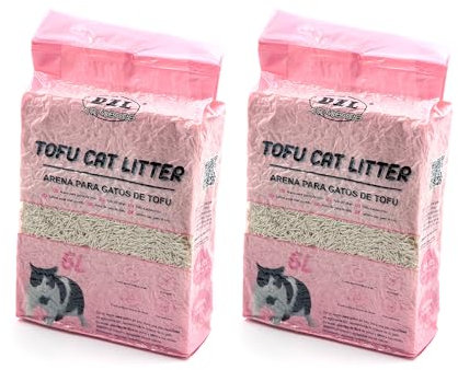Arena para Gatos deTofu ecológico Vegetal Arena Natural Aglomerante (TOFU12LITROS)