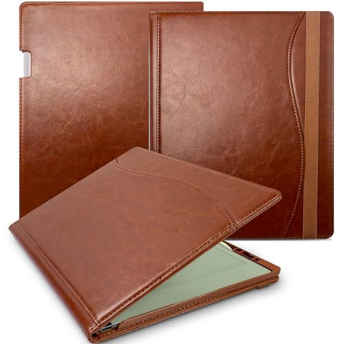 E NET-CASE Étui pour Remarkable 2 10,3 Pouces (2020 Released) - Étui en Cuir PU de Qualité SupéRieure à Angles Ajustablesa vec Fente pour Cartes Et Porte-Stylo