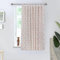 Viste tu hogar Cortina Cocina de Estrella de Mar, Estilo Español con Tirantes, Tela Opaca Máxima Privacidad, Ideal para Ventanas de Cocina, 70% Algodón 30% Poliester, 140x145cm
