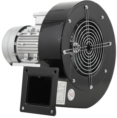 ECUTEE Radiallüfter Industrie Druck Gebläse Radial Radialventilator Kesselgebläse Schmiedefeuer Axial Ventilator 860m³/h 1020Pa 220V Wand Lüfter für Küchen BürosLagerhäusern Werkstätten Geschäften