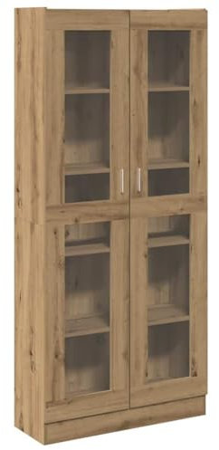 vidaXL Highboard Artisan-Eiche 82,5x30,5x185 cm Holzwerkstoff, Sideboard, Beistellschrank, Aufbewahrungsschrank, Schrank, Lagerschrank, Hochschrank