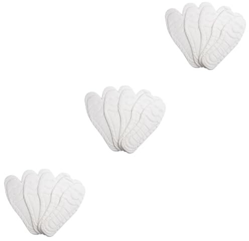 Anneome 15paare Wiederverwendbar-schuheinsätze Aus Schweißabsorbierend Und Zuschneidbar Für Sport Und Freizeit Für Reisen Und Aktivitäten Weiß