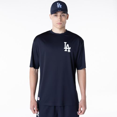 LOS ANGELES DODGERS Unisex Short Slee_los T-Shirt, Blau, L EU