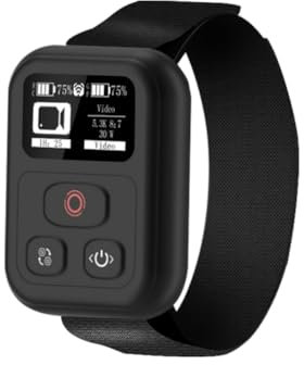 Treeboy Remote Control for GoPro Hero Black 13/12/11/11Mini/10/9/8/Max, Wireless 269FT Remote Range OLED Display
