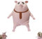 Schwein Stress Spielzeug, niedlich Schwein Anti Stress Spielzeug, rosa Schwein Squishys Squeeze Fidget Spielzeug, dekomprimieren und dehnen Schwein Stress Relief Spielzeug, rote Krawatte Design Puppe