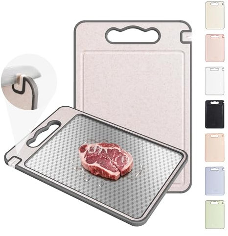 Tabla de cortar de acero inoxidable con asa, no tóxica, grande, pequeña, tallada de metal, cocina, carne, carnicero, bloque, no titanio, madera, bambú, vidrio, mármol, piedra, goma, fregadero de