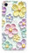 JIAXIUFEN Schutzhülle für iPhone 7 Plus/iPhone 8 Plus/6 Plus/6S Plus, schmal, stoßfest, Motiv: Glitzer, Retro-Ölgemälde, Blumendesign, Mintfarben
