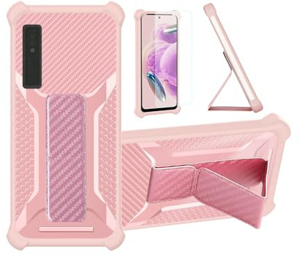 bojioderf Custodia Comaptibile per Onyx Boox Palma 2 ePaper eReader Cover Custodia Case Ibrida [con Protezione dello Schermo in Vetro temperato] [Supporto Magnetico Pieghevole] Rose