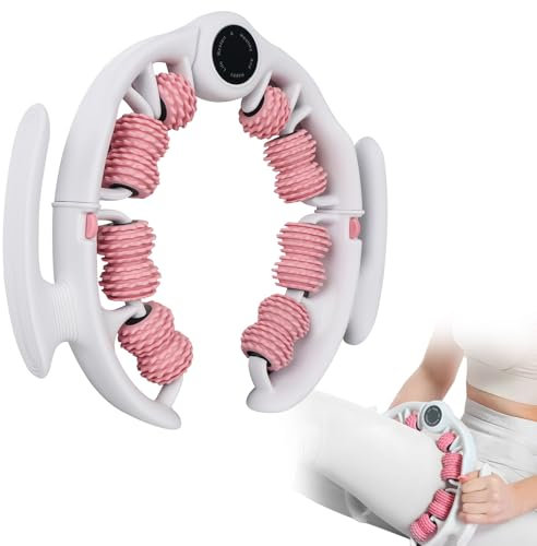 Cellulite Massagegerät, Anti Cellulite Roller zur Muskelentspannung mit Griff, Ring Massageroller Beine Massage Roller für Beine von Lymphdrainage und FlüSsigkeiten
