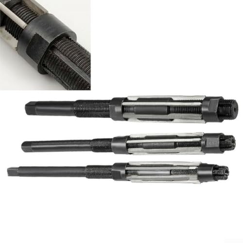 HSS Metal Adjustable Hand Reamer 10mm-26mm Range 6 Chuck Reamer H8 Hole Cutting Tool for Steel Iron Aluminum(19-21)