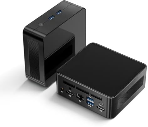 chatreey Mini-PC AMD Ryzen 5 3550H (4C/8T 3,7 GHz Max) 16 GB DDR4 RAM 512 GB SSD, 3X 4K-Display Mini-Computer mit Typ-C/USB 3.0/Wi-Fi5/BT 4.2/RJ45 LAN für Home/Office Business