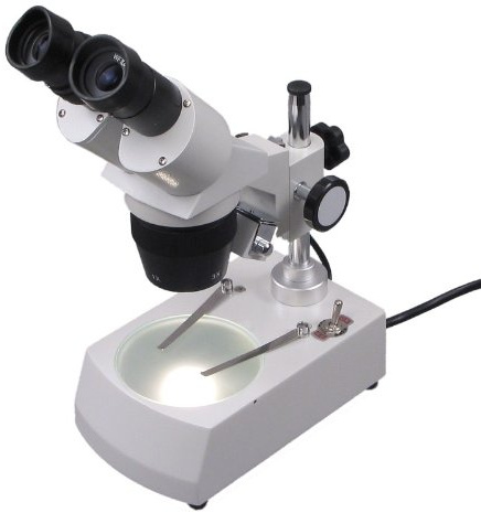 OMAX 10X-20X-30X-60X Binocular Student Binocular Stereo Microscope with Reflected (Top) and Transmitted (Bottom) Lights