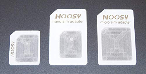 Adaptateurs de Nano SIM à Micro, de Nano SIM à Standard SIM et de Micro SIM à Standard SIM - convertisseurs pour iPhone 5 - 4s - 4 - iPad 4 - 3 - 2 - mini - blanc