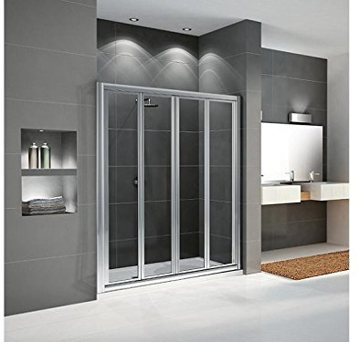 NOVELLINI STAR Box doccia 2 soffietti trasparente silver cm 170x70