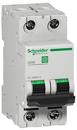 Schneider Electric C60N MCB Leitungsschutzschalter Typ C, 2-polig 32A, Abschaltvermögen 10 kA Multi 9