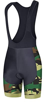 UGLY FROG WEAR DEHSCX08 Kurze Herren Fahrrad-Trägerhose 20D Pad, Mit Sitzpolster