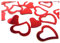 Herzen Herzchen Herze Love Hochzeit Tischdeko Streudeko Konfetti rot (Red, 200)